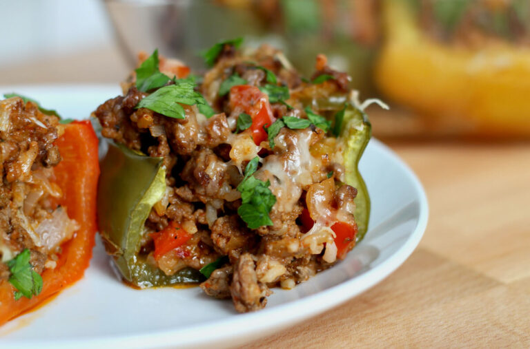 ItalianStyle Stuffed Peppers (Without Tomato Sauce) Everyday Homemade
