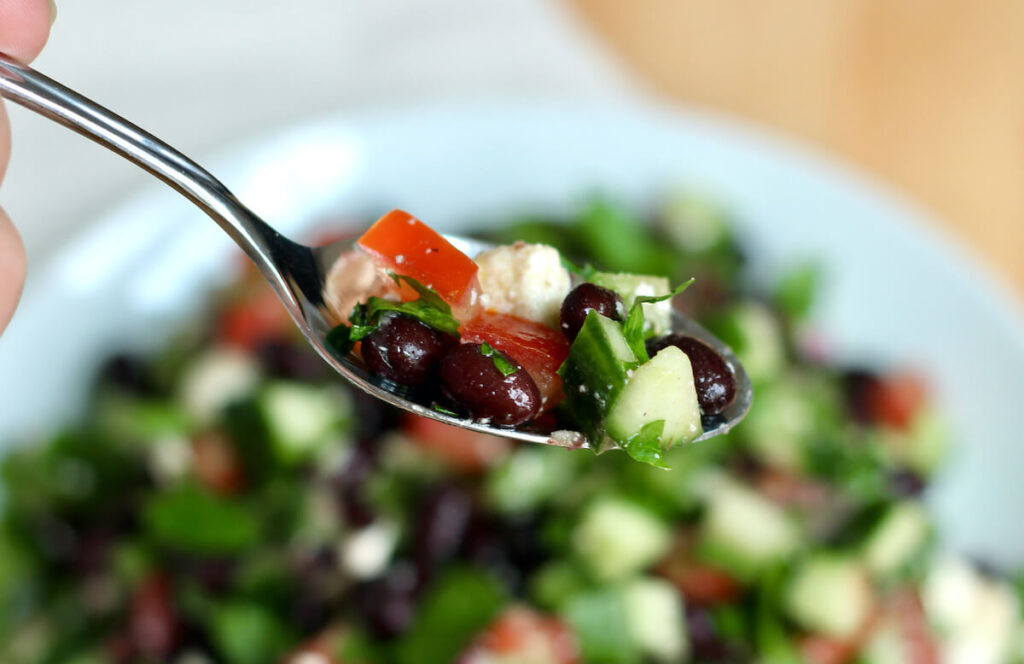 Mediterranean Black Bean Salad Everyday Homemade 9440